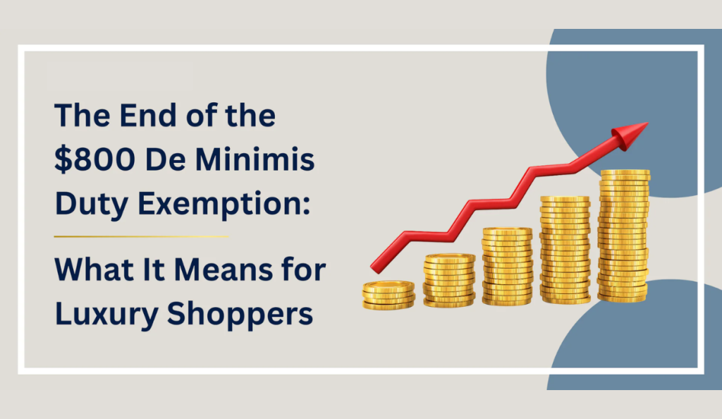the end of de minimis