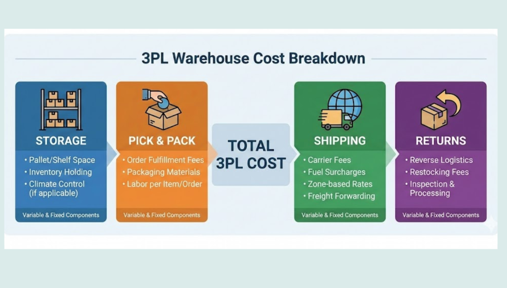 3pl warehouse cost